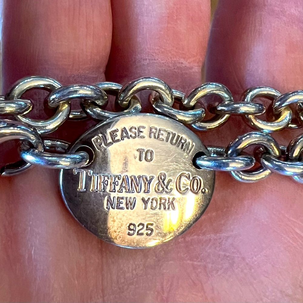 Vintage Tiffany Tag Necklace